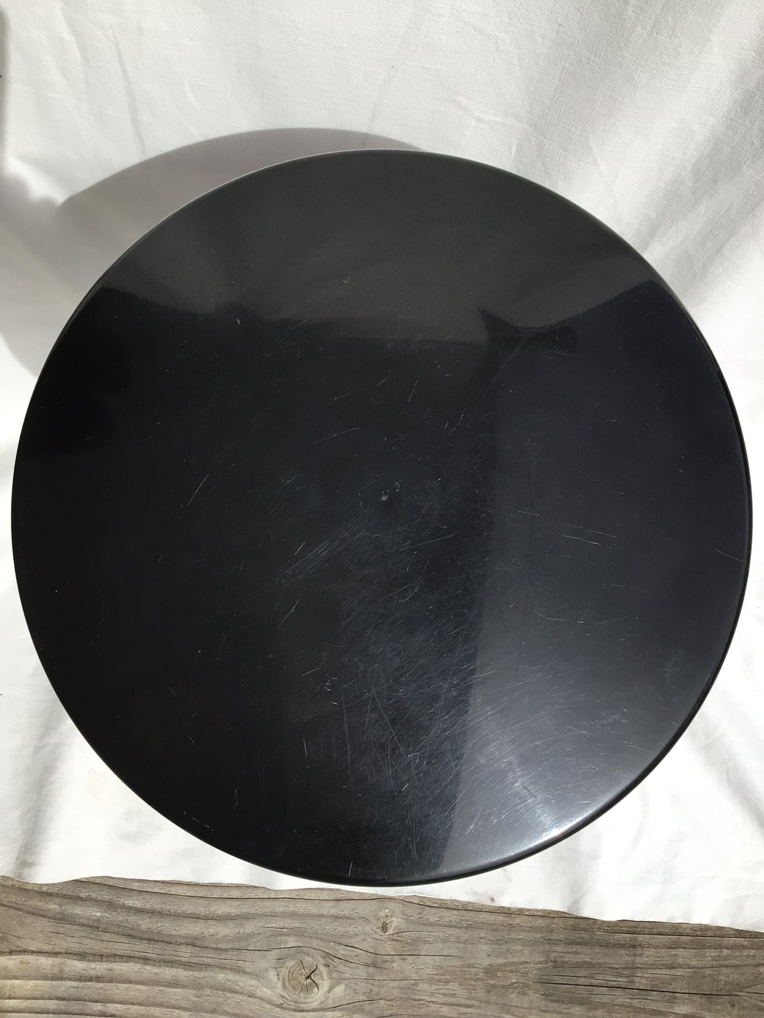 Black vintage Tam Tam stool