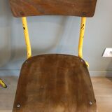 Paire de chaises d'écolier