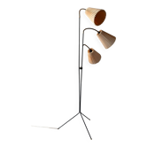 1950s Scandinavian floor lamp with three arms