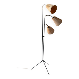 1950s Scandinavian floor lamp with three arms