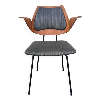 Rare fauteuil Robin Day pour Hille, Royaume-Uni, circa 1951–1953