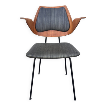Rare fauteuil Robin Day pour Hille, Royaume-Uni, circa 1951–1953