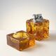 Murano Antonio Imperatore 1970 ensemble lighter table ashtray candle holder