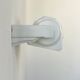 Vintage modernist wall sconce, porcelain and opaline glass, France 1930