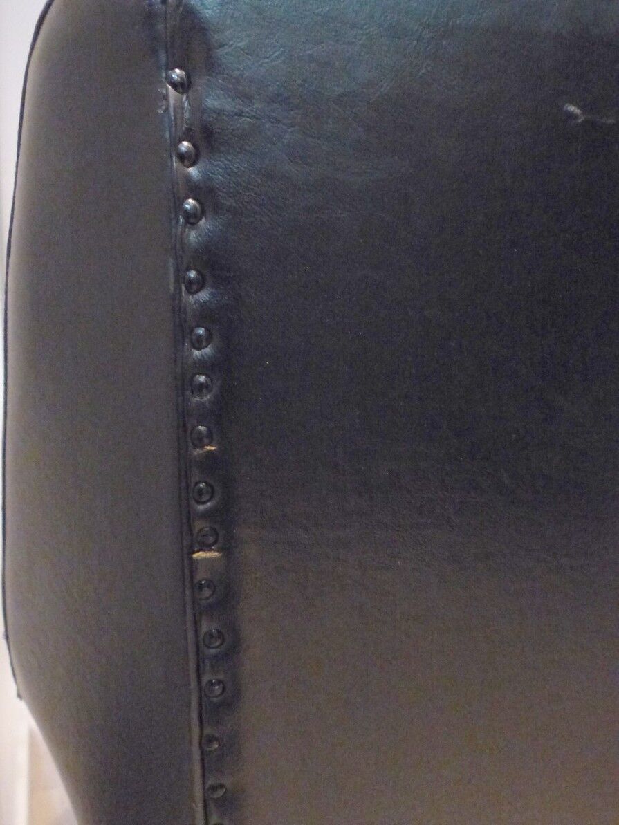 Vintage 50/60s chair leather and fabrics
