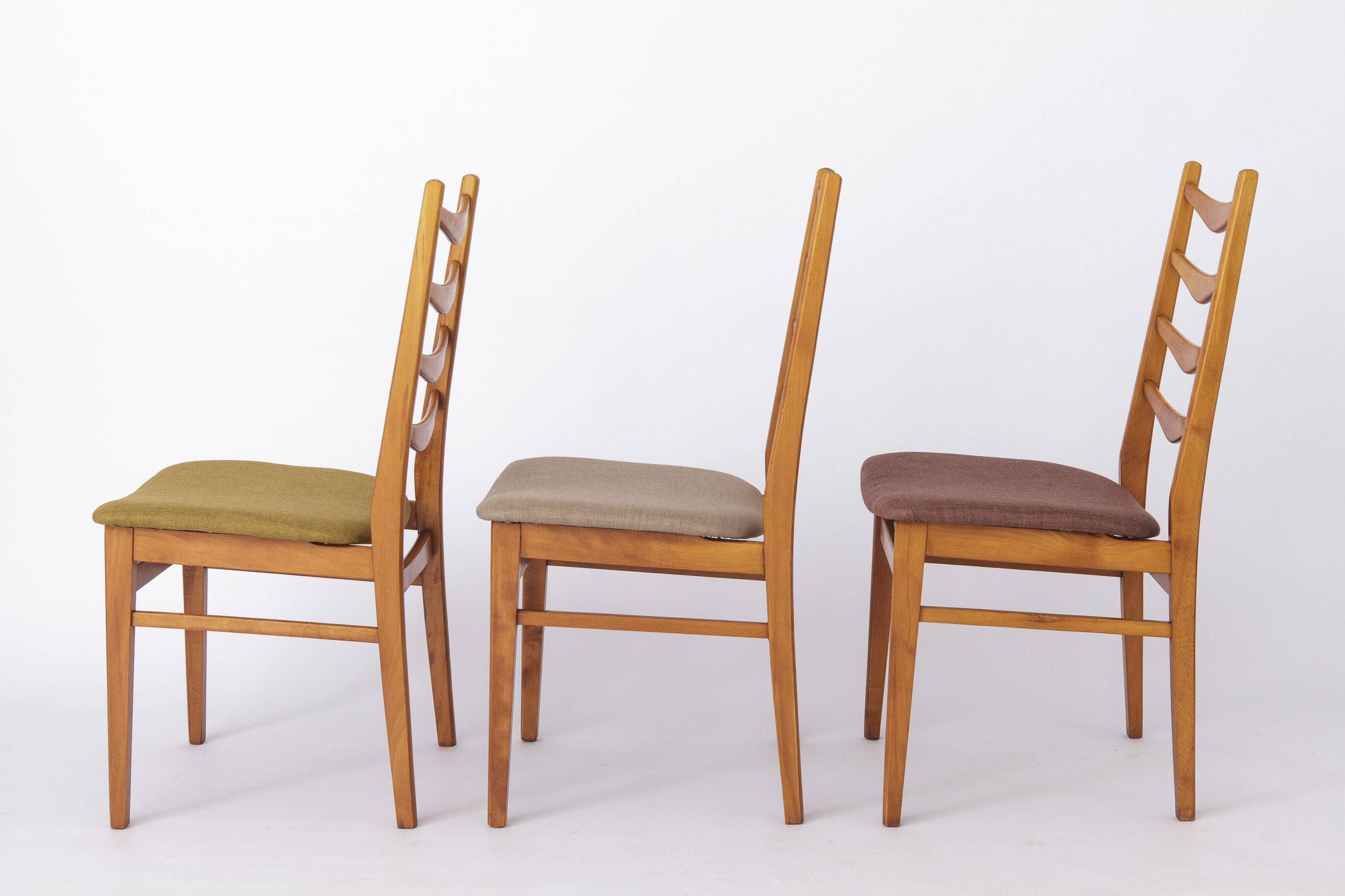 3 Vintage Dining Chairs 1970s - German Design