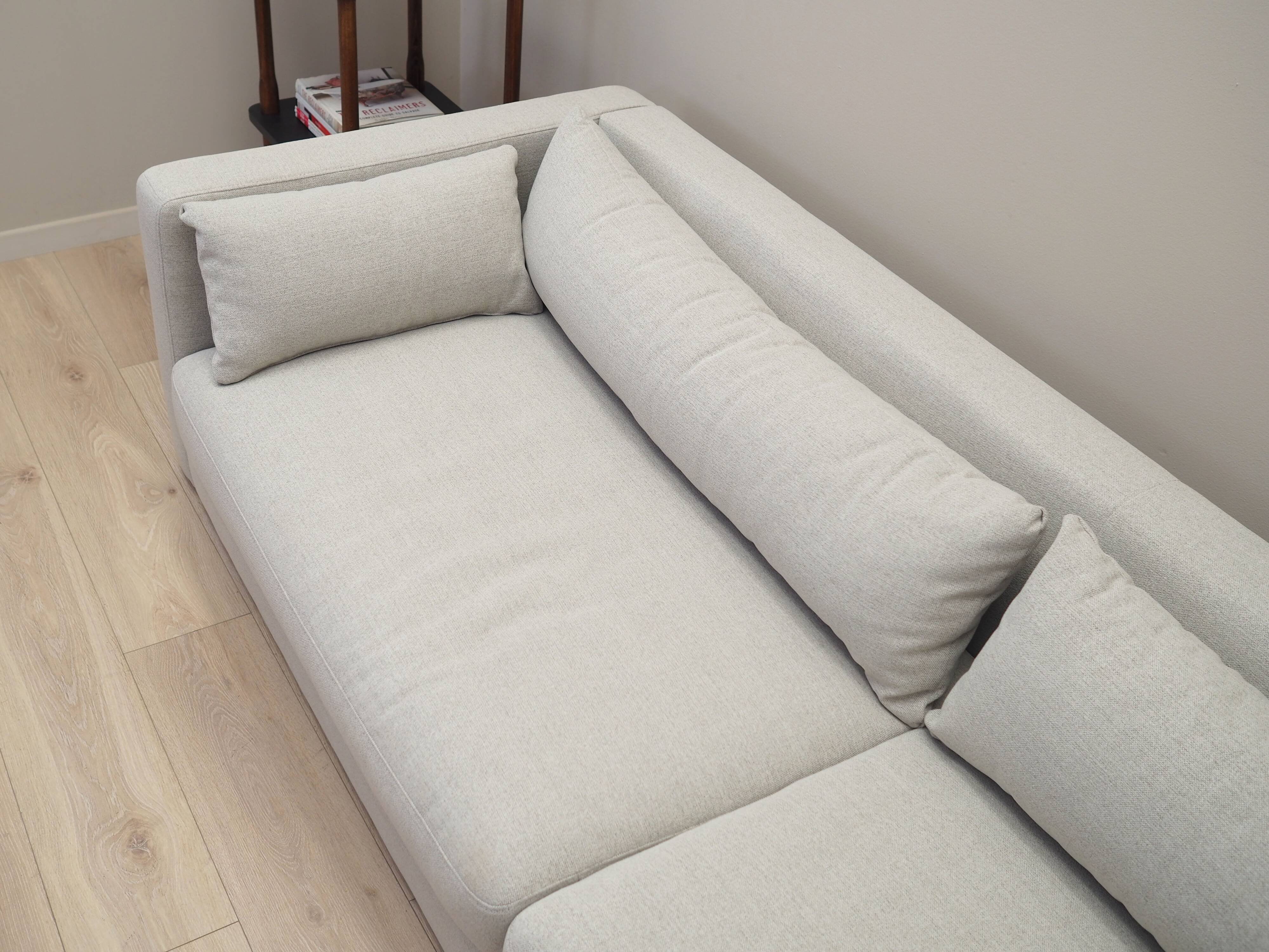 Grey sofa, Scandinavian design, 00s