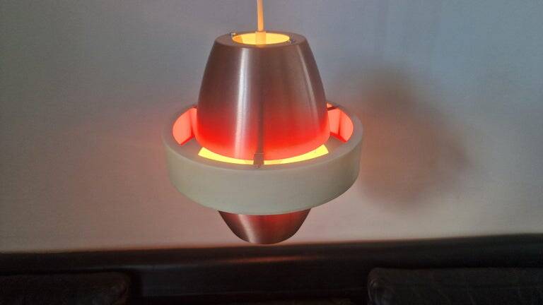 Midcentury Rare Pendant Saturn, Denmark, 1970s