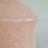 Table lamp in pink Clichy glass