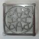 Dessous de plat art déco aluminium