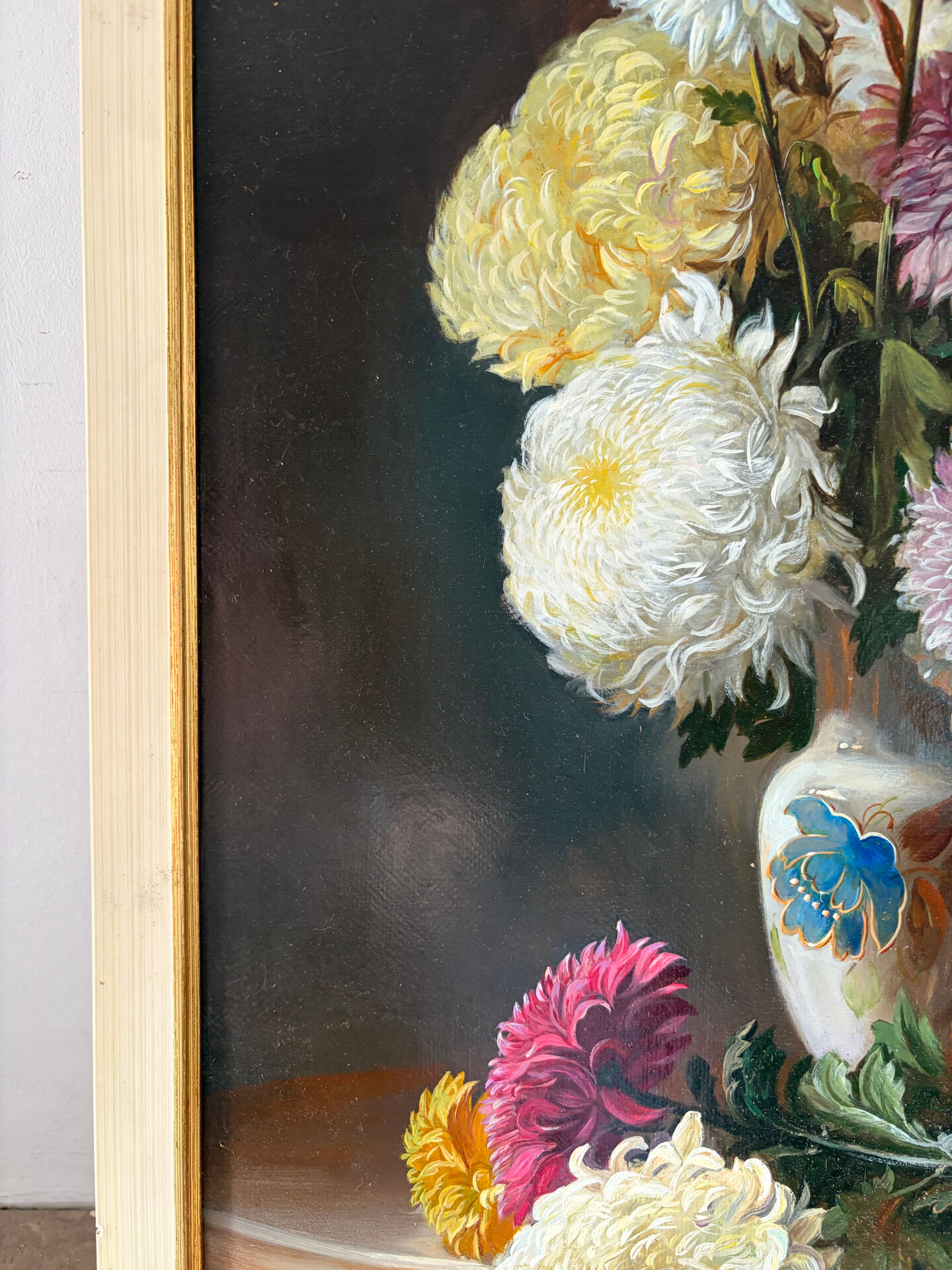 "Flowers" Russian painting, signed Askerov Rafik A.
