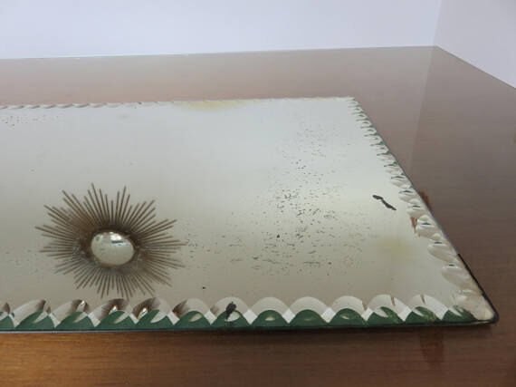 Mirror beveled 40/50 years - 45x30cm
