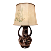 Ceramic table lamp with shade