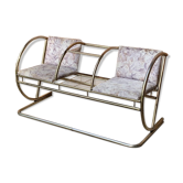 Banc en laiton vintage, années 1960