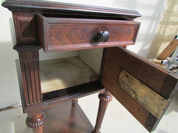 Chevet en palissandre style Louis XVI