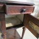 Rosewood bedside table in Louis XVI style