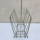 End table is journals former 60s Metal Gold Vintage