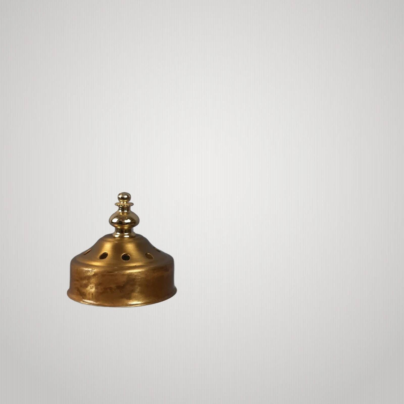 Lampe de Table Verre Murano Laiton Champignon Design Moderne Ans ‘70
