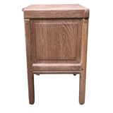 Pair of solid oak bedside tables circa 70-80