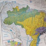Geographic map cabinet