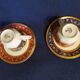 Two pretty cups and saucers porcelain Markleuthen Bavaria.