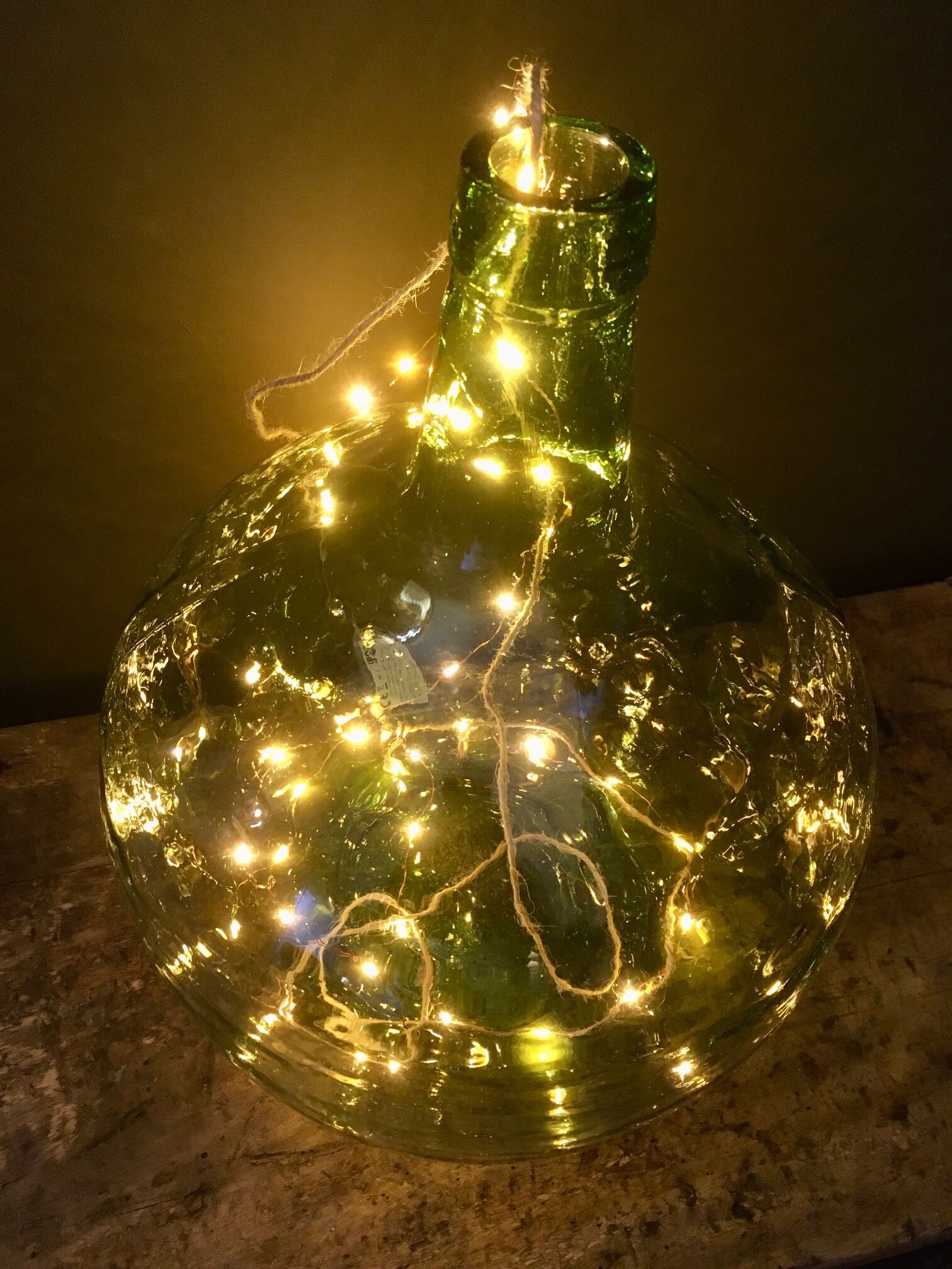 Dame-jeanne Viresa verte claire de 16L