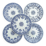 Gien - 5 assiettes à dessert