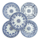 Gien - 5 assiettes à dessert