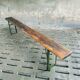 Banc de jardin en chêne pliable 220 cm