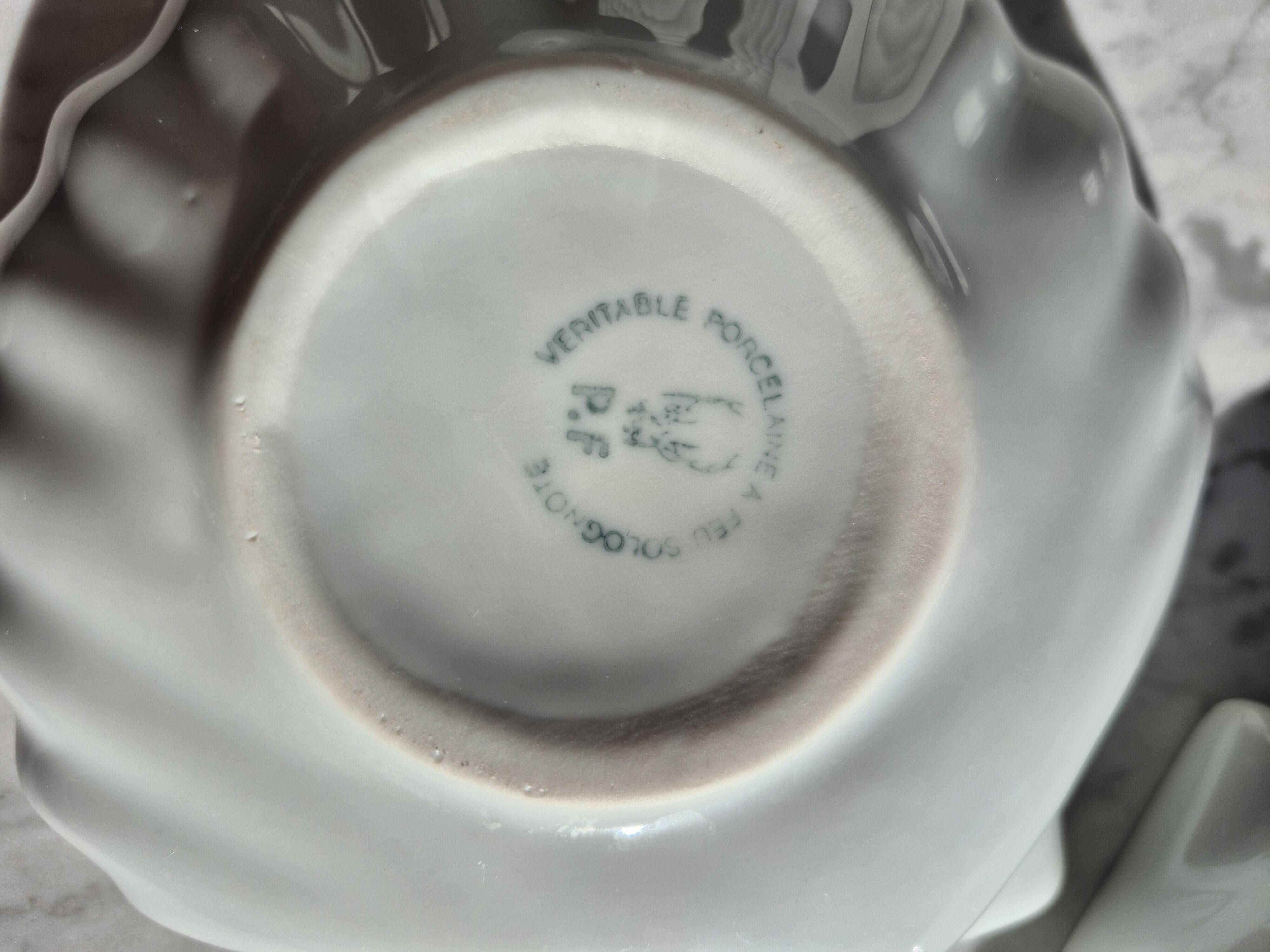 Paire de coquilles Saint-Jacques en porcelaine solognote – Coupelles