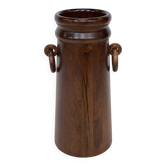 Vintage Wooden Cylinder Umbrella Stand, 1960s minimalist design