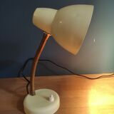 Bedside lamp desk metal brass patinated cream dp 0222f058