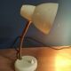 Bedside lamp desk metal brass patinated cream dp 0222f058