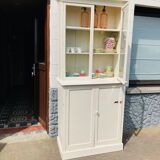 White patina glazed sideboard