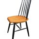 Scandinavian Fanett horseshoe chair with 7 rungs
