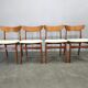 Set of 4 Danish Teak Dining Chairs by Schionning & Elgaard, 1960s