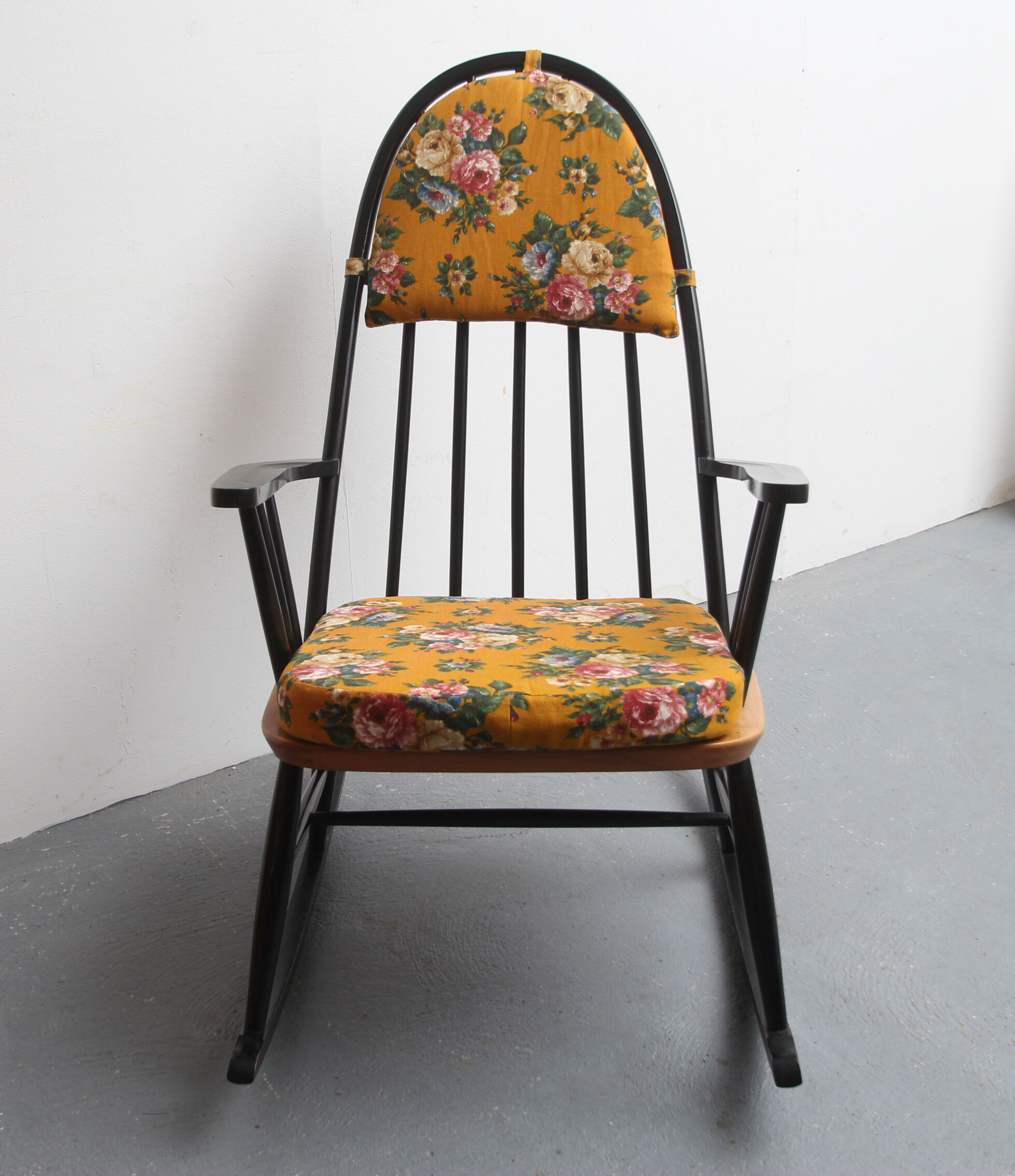 1950s rocking chair in scandinavian style