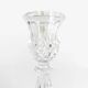 Pair of cristal d'arques candlesticks, maintenon model, 1980s