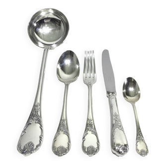 Christofle – 49-piece cutlery set Marly model