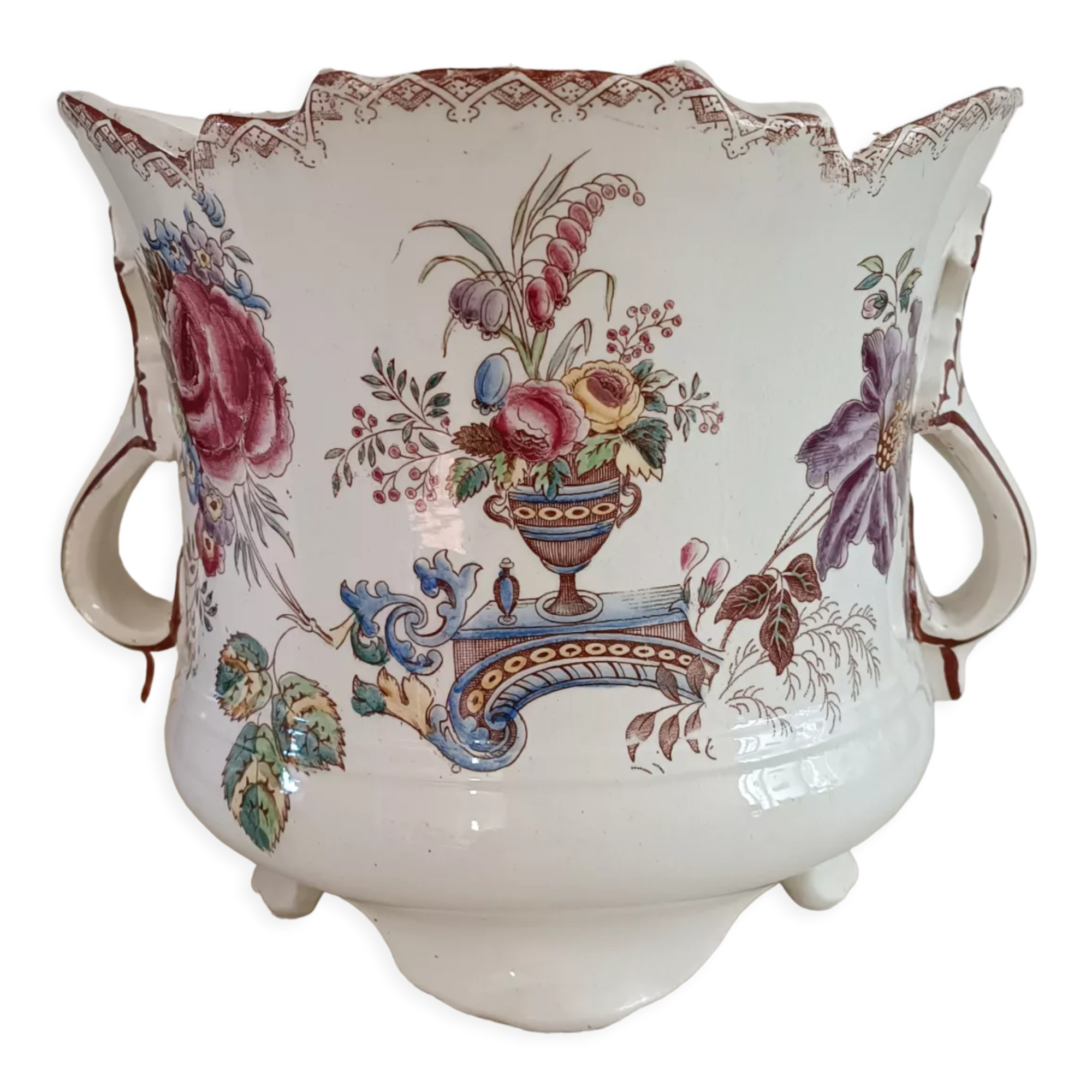 Earthenware planter