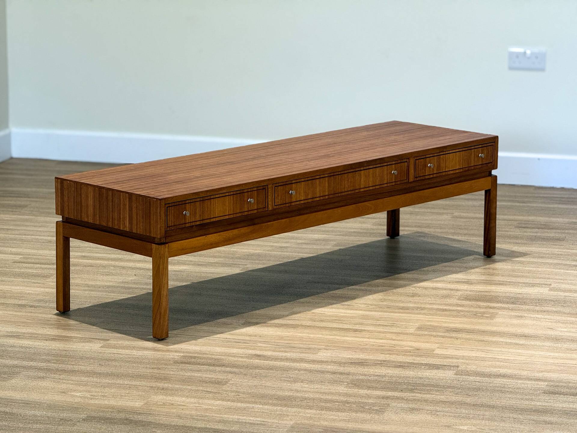 Walter Cornell Walnut Low Sideboard for Greaves & Thomas, 1960s