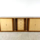 Vintage lacquered goatskin credenza, 1970s