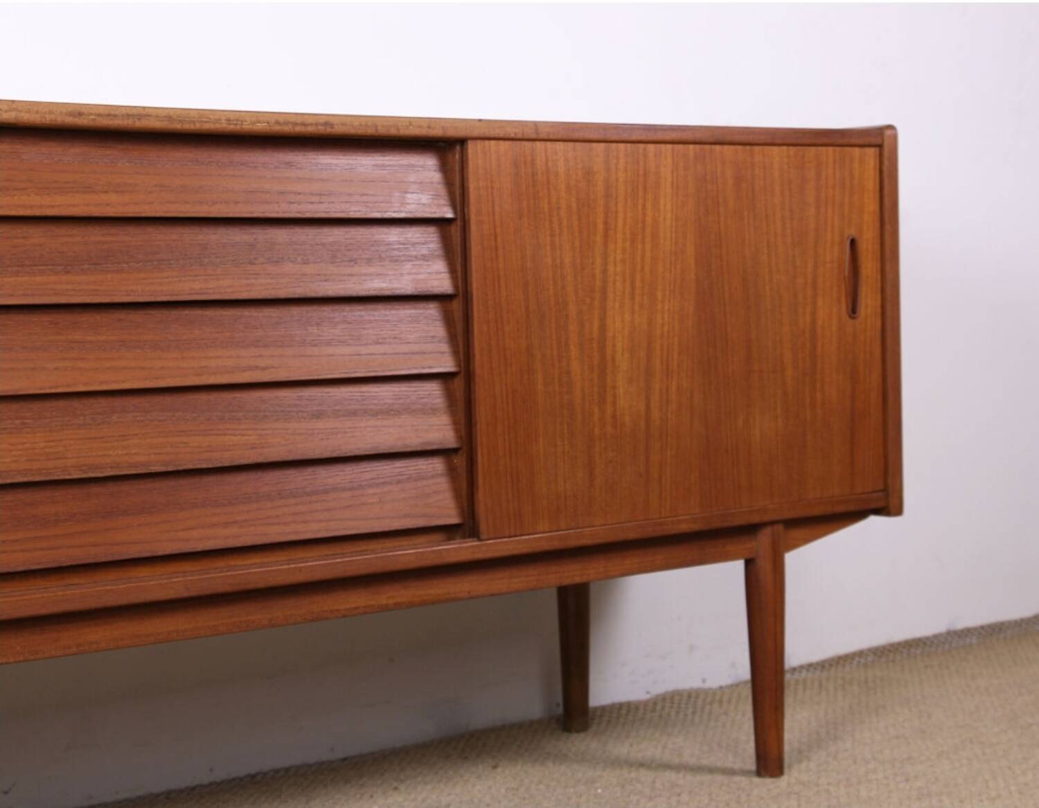 Rare - Scandinavian teak sideboard - "Trio" by Nils Jonnson (Troeds)