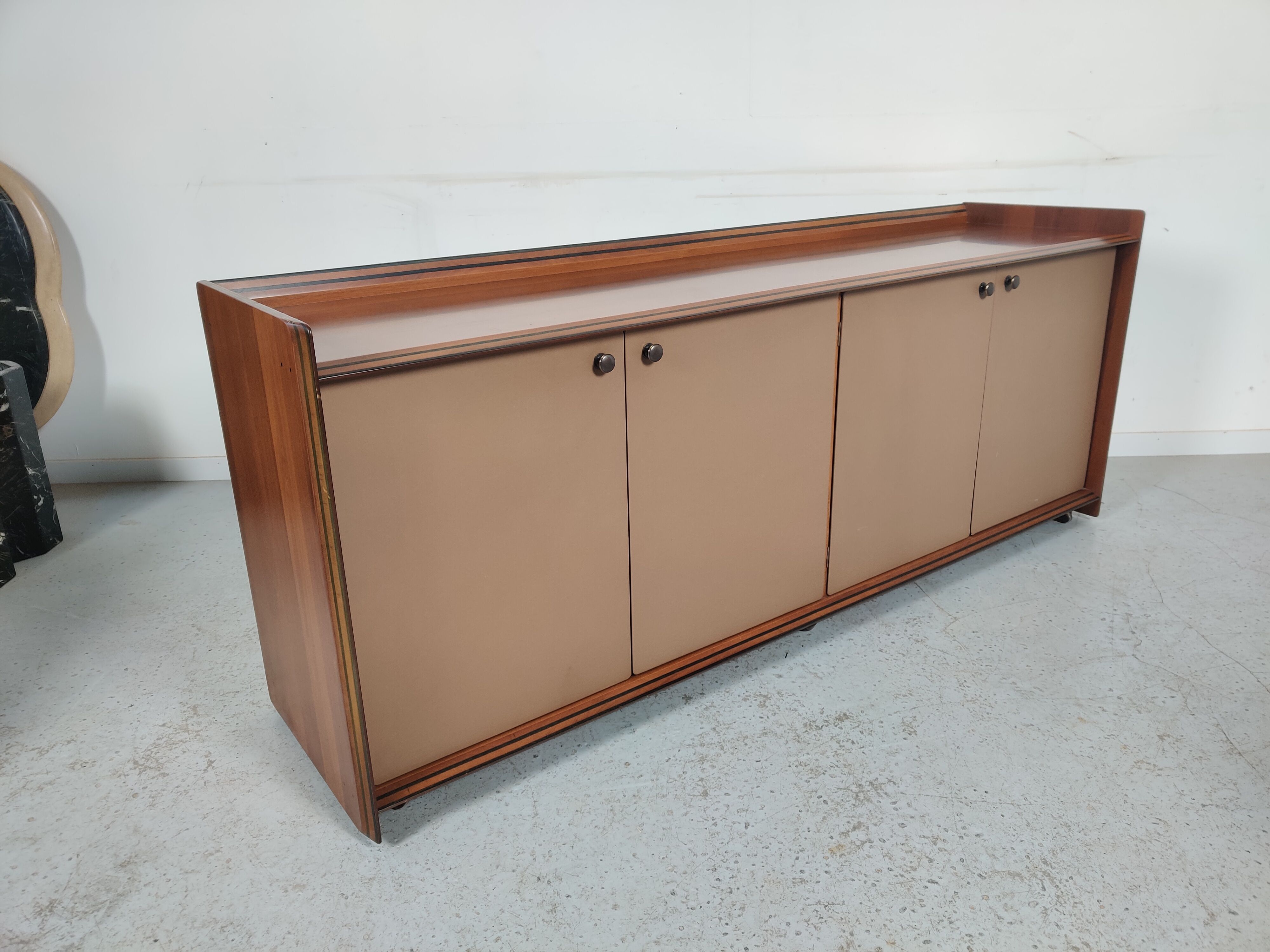 Artona sideboard Afra and Tobia Scarpa, Maxalto edition, 70s
