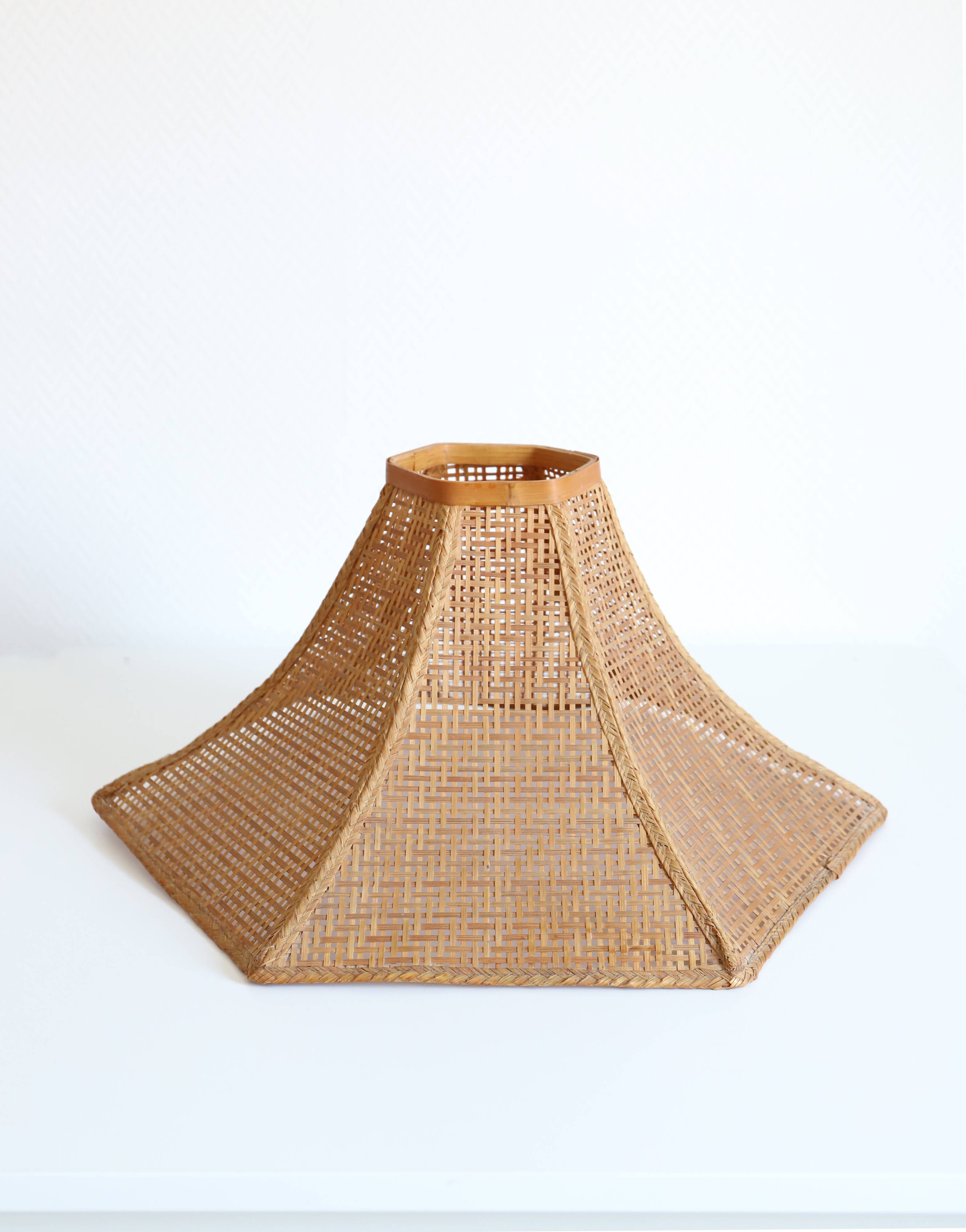 Vintage cane pendant light