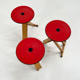 Foldable stool by Enolinea, 1980