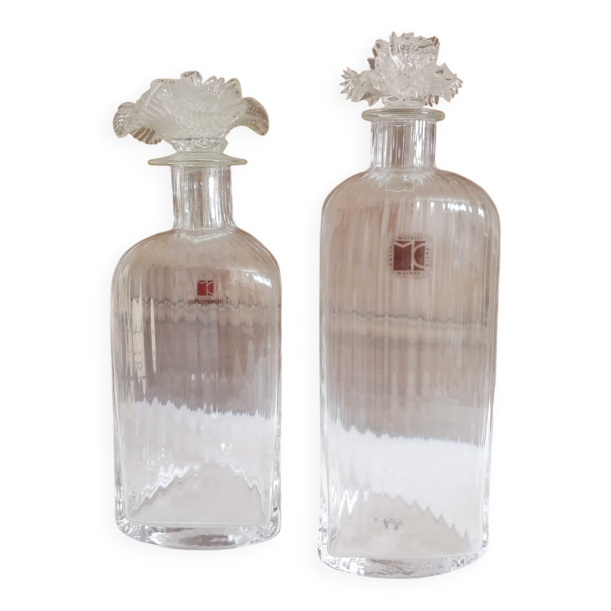 2 carafes Carlo moretti