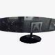 Table basse pied tulipe en marbre noir