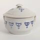 Set of 2 vintage ceramic terrines from Saint-Uze, Art Deco.