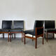Set of 4 Mid-Century 1960s solid teak dining chairs by Peter Hayward for Va